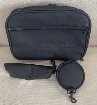 Bolsa Adidas Duffle Luxe Negra + Accesorios