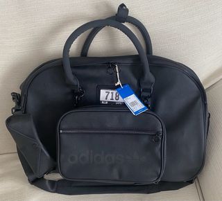 Bolsa Adidas Duffle Luxe Negra + Accesorios