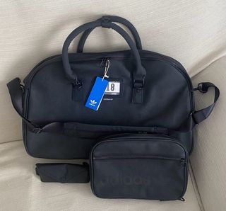 Bolsa Adidas Duffle Luxe Negra + Accesorios