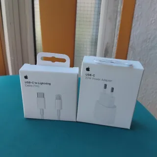 Apple Cargador USB-C 20W y Cable USB-C a Lightning