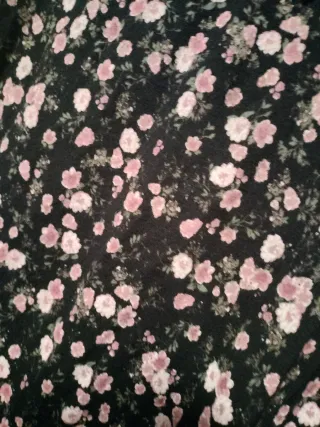 Vestido flores verano alegre rosas elastico