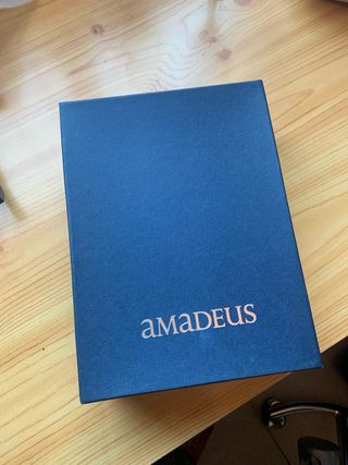 Joyero Amadeus Piel Azul
