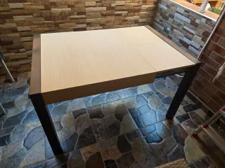Mesa de comedor extensible madera