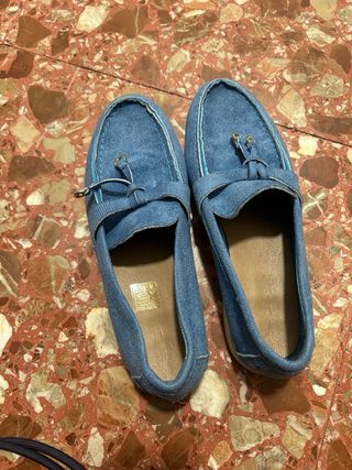 Zapatos planos azules n39