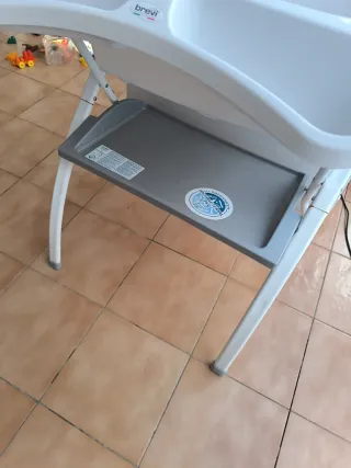 Bañera cambiador Brevi Plegable