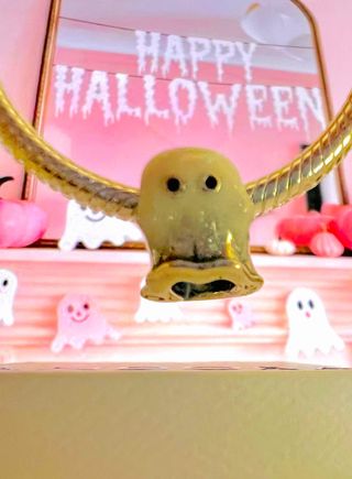 Pandora Charm Fantasma Halloween Dorado