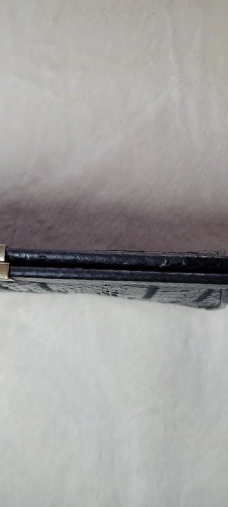 Borsa vera pelle nera