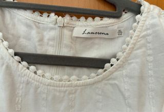 Vestido blanco ibicenco con bordados