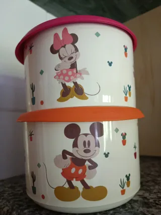Pack Tupperware Minnie y Mickey