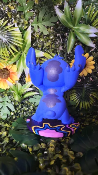 Figura Stich pintada a mano y diseñada desde 0.