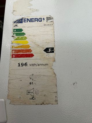 Nevera OK. compacta bajo encimera