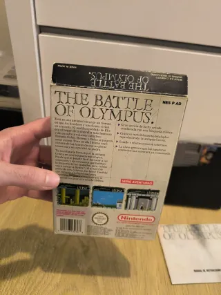 The Battle of Olympus NES PAL España