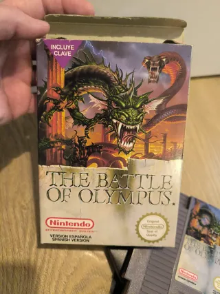 The Battle of Olympus NES PAL España