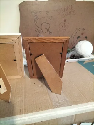 Marcos de fotos madera