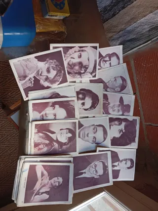 Lote Fotografías Antiguas Cine Blanco y Negro