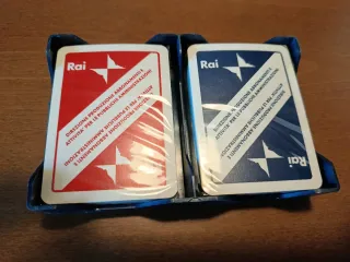 Carte da gioco Rai Bridge Ramino Plastificate