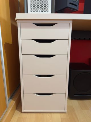 Escritorio IKEA Blanco con cajonera y puerta