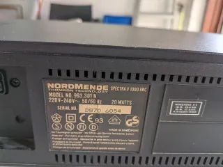Videoregistratore VHS Nordmende 993.301N