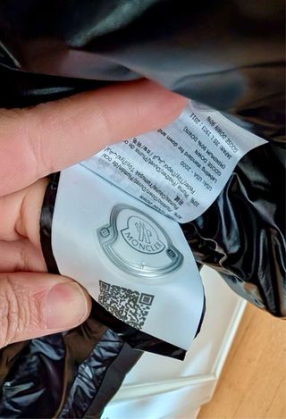 Chaleco Moncler Negro Piumino Moncler senza manica