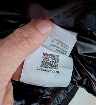 Chaleco Moncler Negro Piumino Moncler senza manica