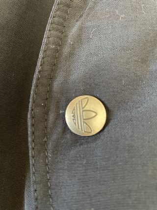 Chaqueta Adidas Bomber Negra Naranja