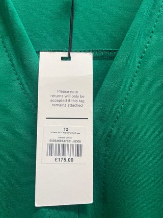 Vestido ME+EM Verde Talla 32