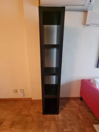 Estantería Negra Madera