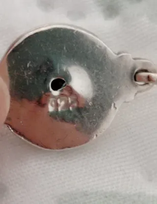 Pulsera de plata con calcedonia aqua.