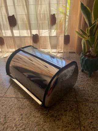 Caixa para Pão Cromada Inox