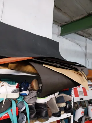 Piezas de cuero para reparación de calzado