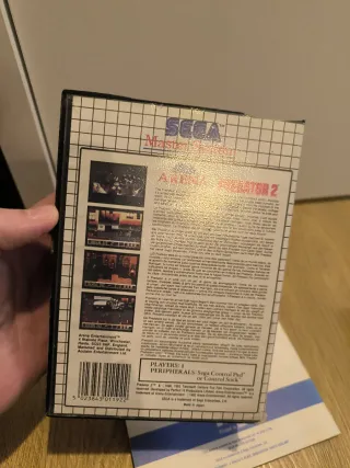 Predator 2 Master System Sega Caja y Manual