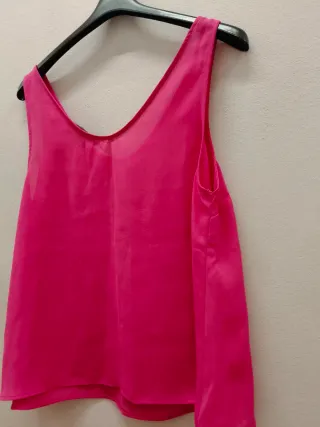 Canottiera fucsia top estivo Tg. M