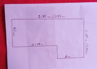 Sofá Chaiselongue marrón 2,70/2,75cm