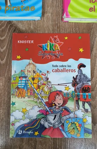 3 libros de Kika Superbruja.Desde 8 años.