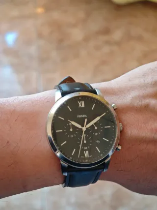 Reloj Fossil FS5452 Minimalist Cronógrafo Negro