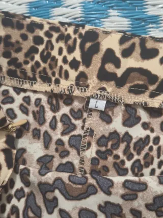 Falda Midi Animal Print Leopardo Talla L