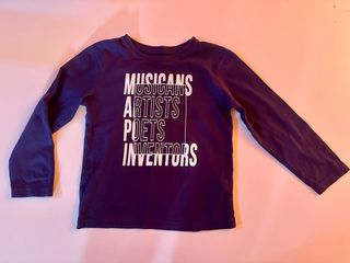 Camiseta niño manga larga Musicians Artists 5-6 añ