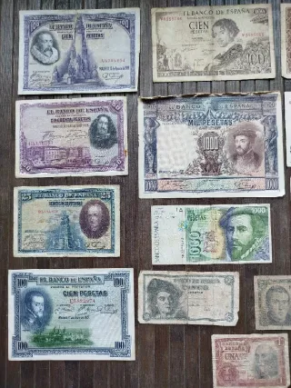 🇪🇸 Interesante Lote: Billetes Antiguos España