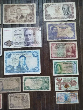 🇪🇸 Interesante Lote: Billetes Antiguos España