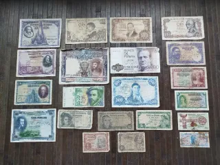 🇪🇸 Interesante Lote: Billetes Antiguos España