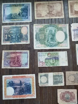 🇪🇸 Interesante Lote: Billetes Antiguos España