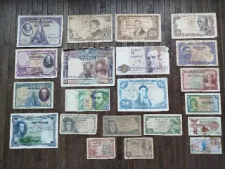 🇪🇸 Interesante Lote: Billetes Antiguos España