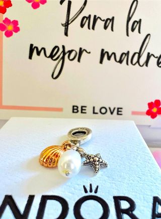 Pandora Charm Mariposa y Perla