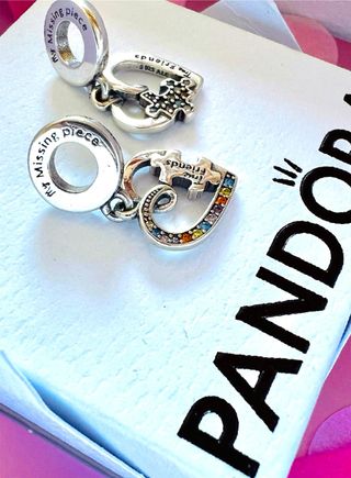 Pandora Charm Mariposa y Perla