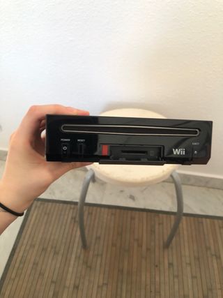 Consola Wii Negra Nintendo