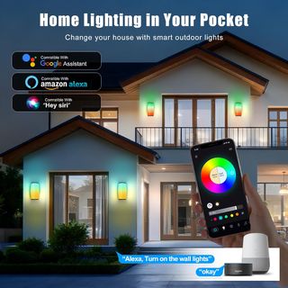 Applique LED Esterna Multicolore