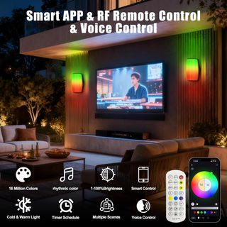 Applique LED Esterna Multicolore