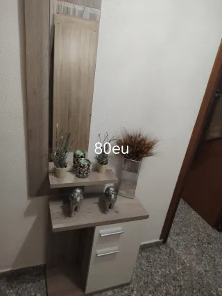 Recibidor moderno madera y metal