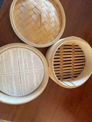 Vaporera de Bambú Nueva 15cm