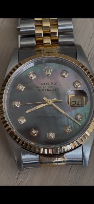 Rolex Datejust 16233 Acero y Oro Diamantes